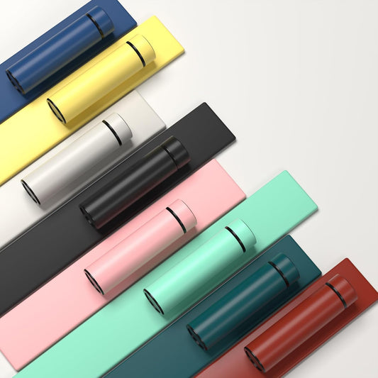 500Ml Coffee Cups Travel Mugs, Water Bottle Vacuum Insulating Cup 304 Stainless Steel, Touch Screen Temperature Gauge, Smart Mug for Heat and Cold (B-Blue)